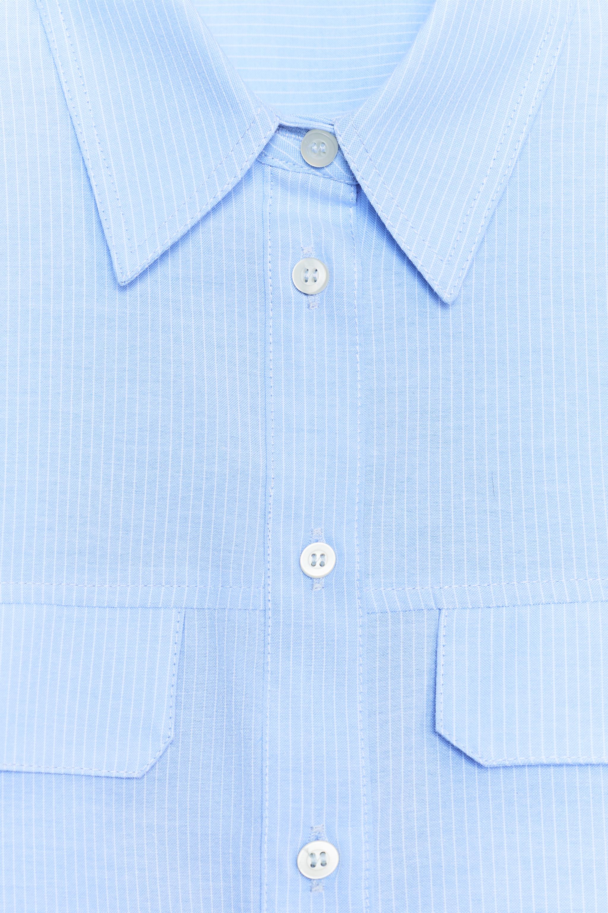 CHEMISE COURTE À PATTES RAYÉES